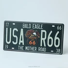 Souvenir Cheap Reflective Embossed Aluminum Custom Gift Car License Plate Manufacture