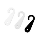 Black J Shape Plastic Hook for Socks Gloves Display