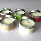 Soy Wax Travel Tins Candle with Citronella--Natural Mosquito Repels