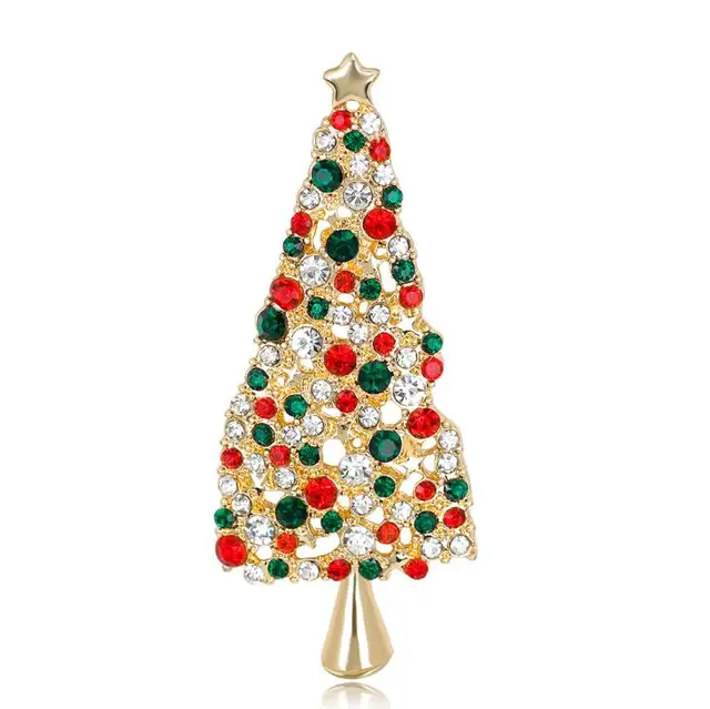 christmas tree brooch design
