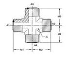 Carbon Steel Pipe Fitting Carbon Steel / Stainless Steel 4-way Cross Pipe Fitting