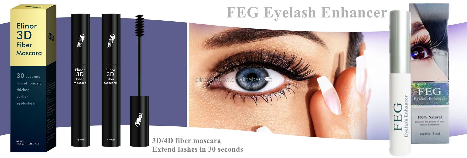 eyelash enhancer/eyebrow enhancer/3d 4d fiber mascara