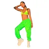 Streetwear Cargo Pants Women Casual Joggers GreenHigh Waist Loose Female Trousers Ladies Pants Capri