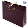Luxury Printed large Shopping Paper Bags with Ribbon