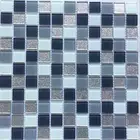 Low Price Stock Promotion Wall Decorative Backsplash Glitter Glass Mosaic Tile