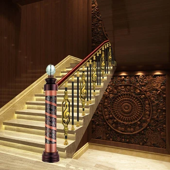 Interior Decorative Railing Design Brass Stair Handrails View