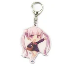 2019 new arrival popular epoxy carton key ring keychain
