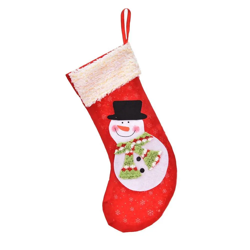 mini christmas stockings socks santa claus candy gift bag xmas