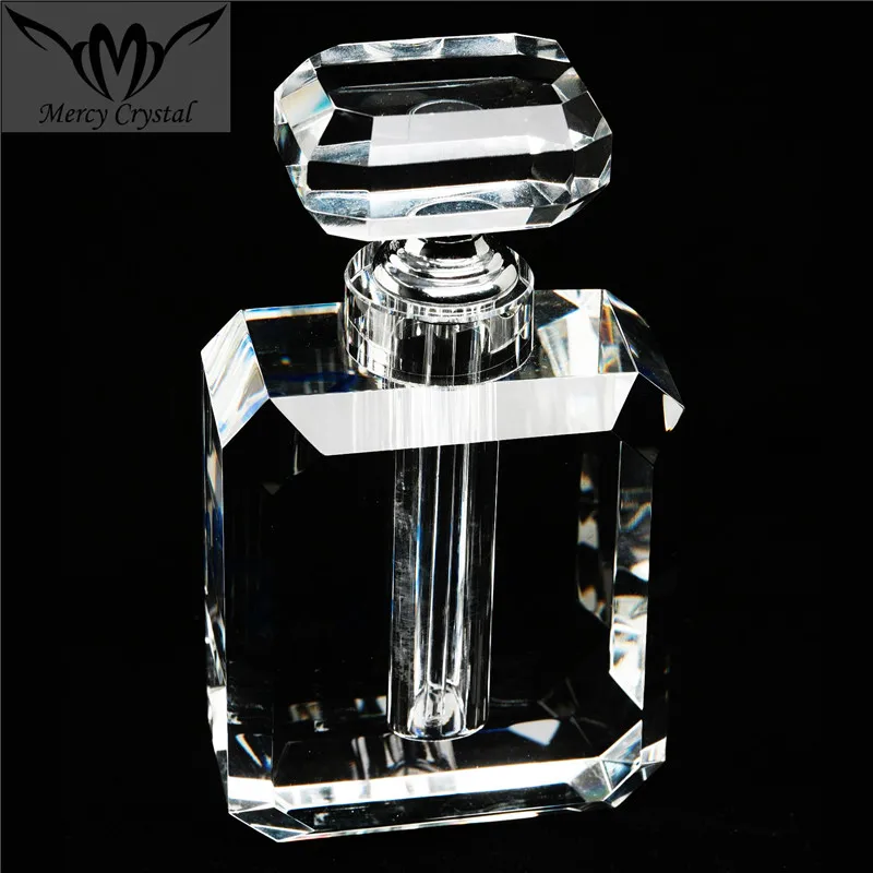rectangle crystal perfume bottle for personalized birthday gifts