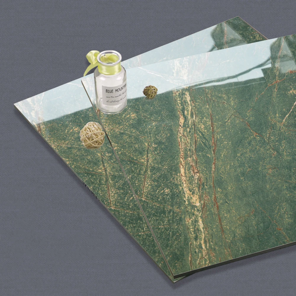 Pierre de jade naturel salle de bains carreaux de céramique de couleur verte
