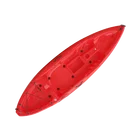 Plastic canoe kayak fishing boat with paddle and aluminum seat