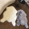 Factory wholesale home decor faux sheepskin long pile fur rugs, white fur carpet for living room with cheap price