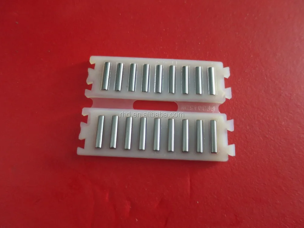 Two Rows Linear Flat Rollers Ff3045zw Nylon Straight Line Needle Roller