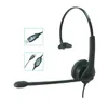 hot selling good quality noise cancelling monaural call center telephone headset with USB plug