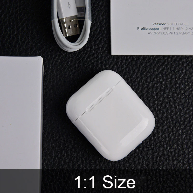 TWS Apods 2 Wireless Earphones Positioning Name Change Bluetooth Headphone Smart Sensor Wireless Charging Headset Eabuds - ANKUX.COM