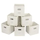 Set of 6 collapsible storage box for clothing