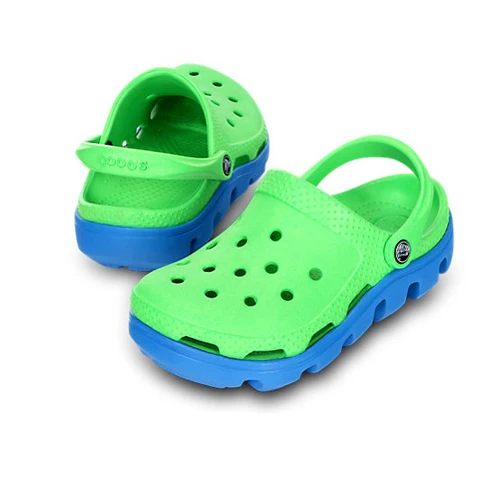 2015 Summer EVA Breathable 3D Clog Flat Garden Shoe High quality Children Shoes Hole Hole Sandals Boys Girls Beach Slippers