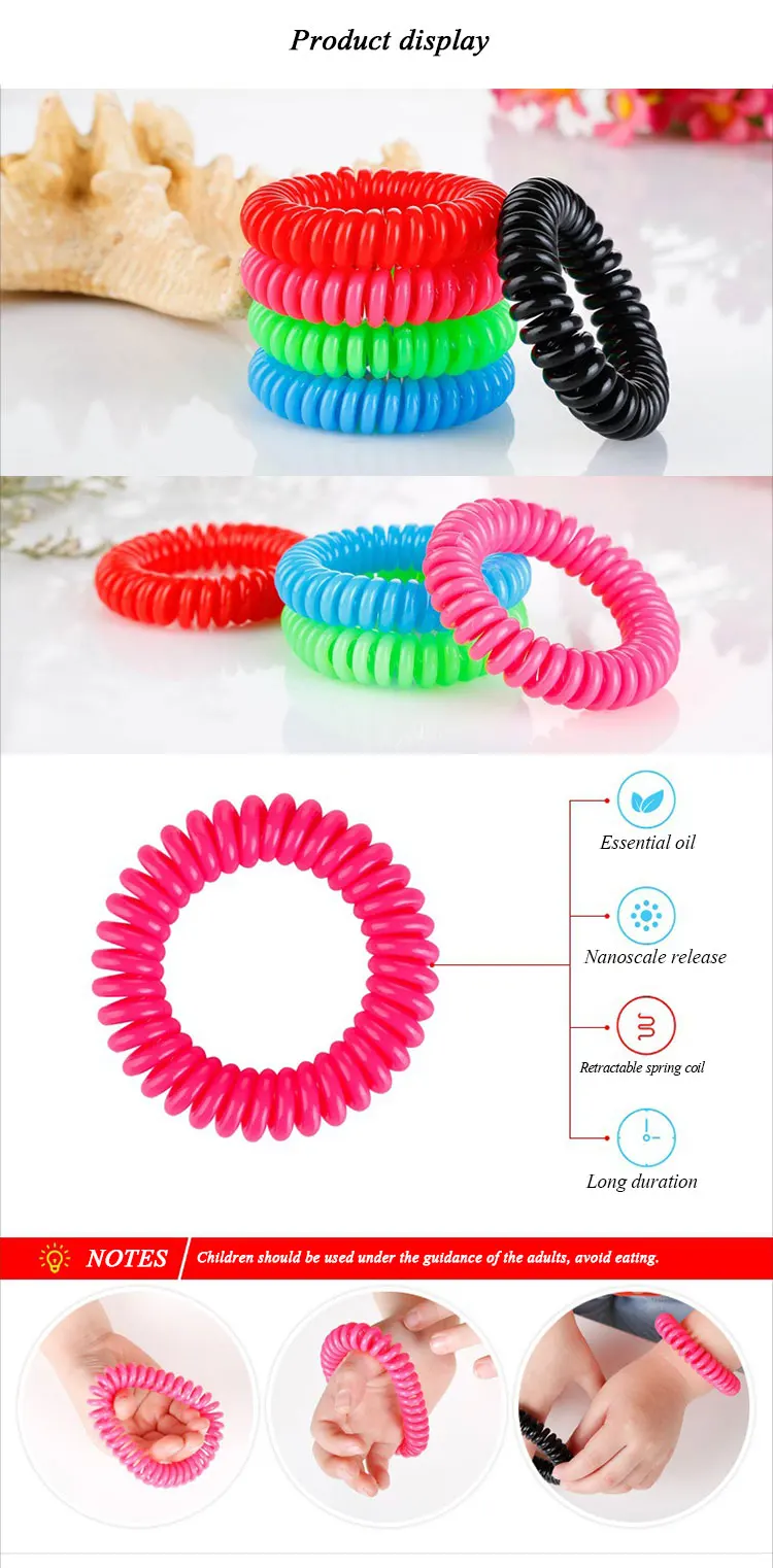 anti mosquito insect repellent silicone bracelet band wristband (5)
