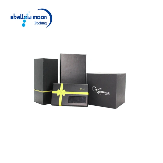 custom logo printing ribbon hair packaging cardboard boxes cheap