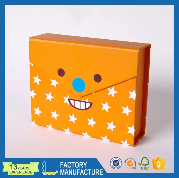 envelope type folding box cardboard paper gift box packaging