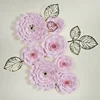 new design artificial large wall backdrop paper flowers for wedding decoration
