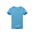 Promotional round neck soft men's cotton blank unisex t-shirt