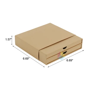 drawer kraft paper box slide open box