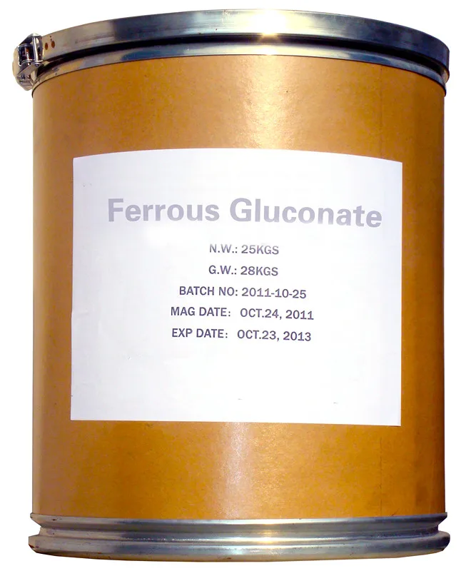 usp grade iron ferrous gluconate dihydrate powder wholesale