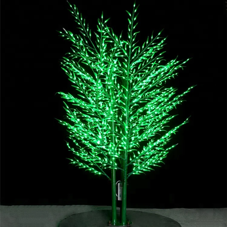 2.5m super quality outdoor christmas decoration wedding artificial led bamboo tree light
