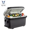 New Products 45L Large Capacity Beer Drinks Foods 12v Cooler Box with Wheels