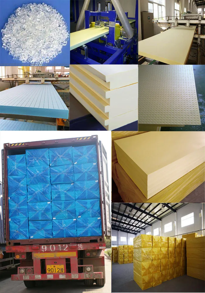 Extruded Polystyren Foam Board Blue Styrofoam For Thermal Insulation