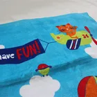 Custom Digital Reactive Printing 120x60 Terry Cotton Character Cartoon Beach Bath Towel for Kids CT-12