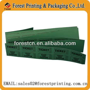 Perforated Ticket Paper,Perforation Arcade Ticket,Party Ticket - Buy ...