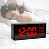 desktop & wall mounted large digital display square LED clock calendar