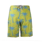 Custom water resistant 4 way stretch mens swimwear beachwear swim trunks