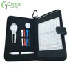 PU Cover Golf Gift Golf Score Card with Golf Tool Notebook