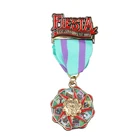 Chinese Folk Art Badge Medal Custom Casting Metal Medal In Metal Craft Track And Field Medal