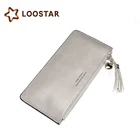 2017 Wallet Thin Wallet 2017 The Super Thin Tassel Zipper Multi-card Female Hand Bag PU Leather Wallet