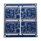 Electronics PCB Copper Board 1 Oz 2 Layer with Blue Soldermask