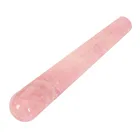 Natural crystal rose dildo quartz massage wands pink crystal dildo for sex women