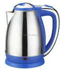 2017 latest heat insulated Silver 80 quart electronic water boiling electric kettle 2ltrs