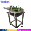 Bottle colleting table, rotary table for PE and PET bottles