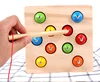 Wooden Magnetic Fishing Game Alphabet Letter Magnets Catching Fish Board Preschool Learning Educational Toys