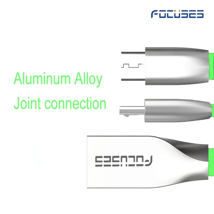 2019 Hot Selling Zinc Alloy Connector Fast Charging 2.4A Usb Data Cable For Samsung S5/S6/S7 - ANKUX.COM