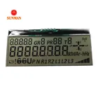 Custom 17 digits 7 segment metal pin cog i2c serial energy meter lcd display module SMS1706