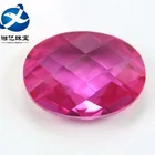 hot sale hight quality genuine ruby and opal red ruby gold jewelry sets faceted beads