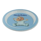 OEM/ODM melamine like plastic plate baby plate with in mold label decoration