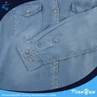 OEM Service Jean Men Shirts in China Made in China Different Kinds of Denim Nice Classic Shirt Man Jean