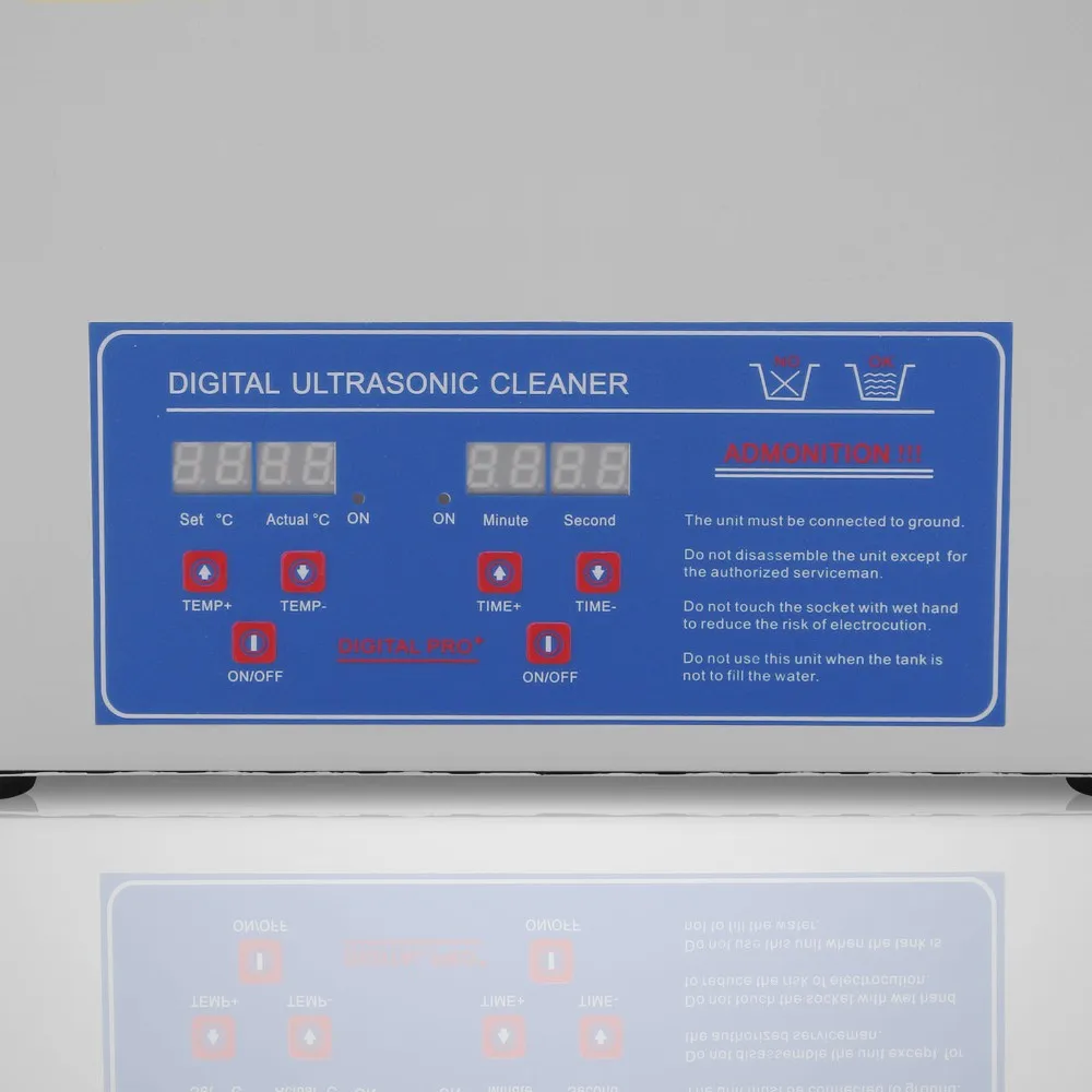 pulitore ultrasonico digitale jps-60a 15l macchina di pulizia  dell'iniettore della lavatrice