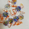 Small Handmade Lampwork Fancy Decorative Murano Glass Candy Sweets with a hole for Hanging Art Decor